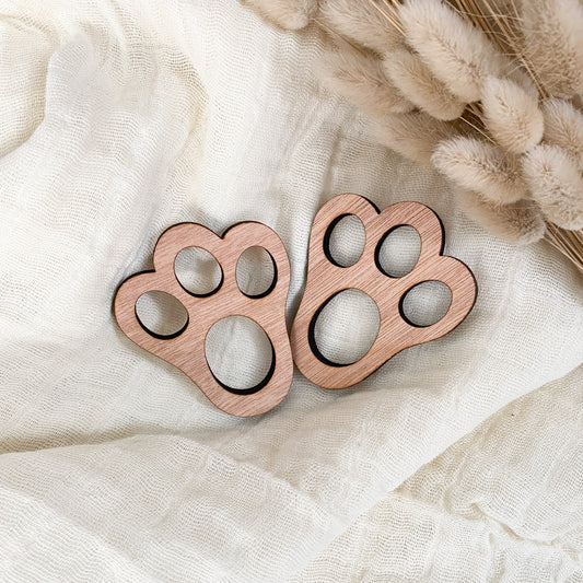 Easter Bunny Paw Print Stencils